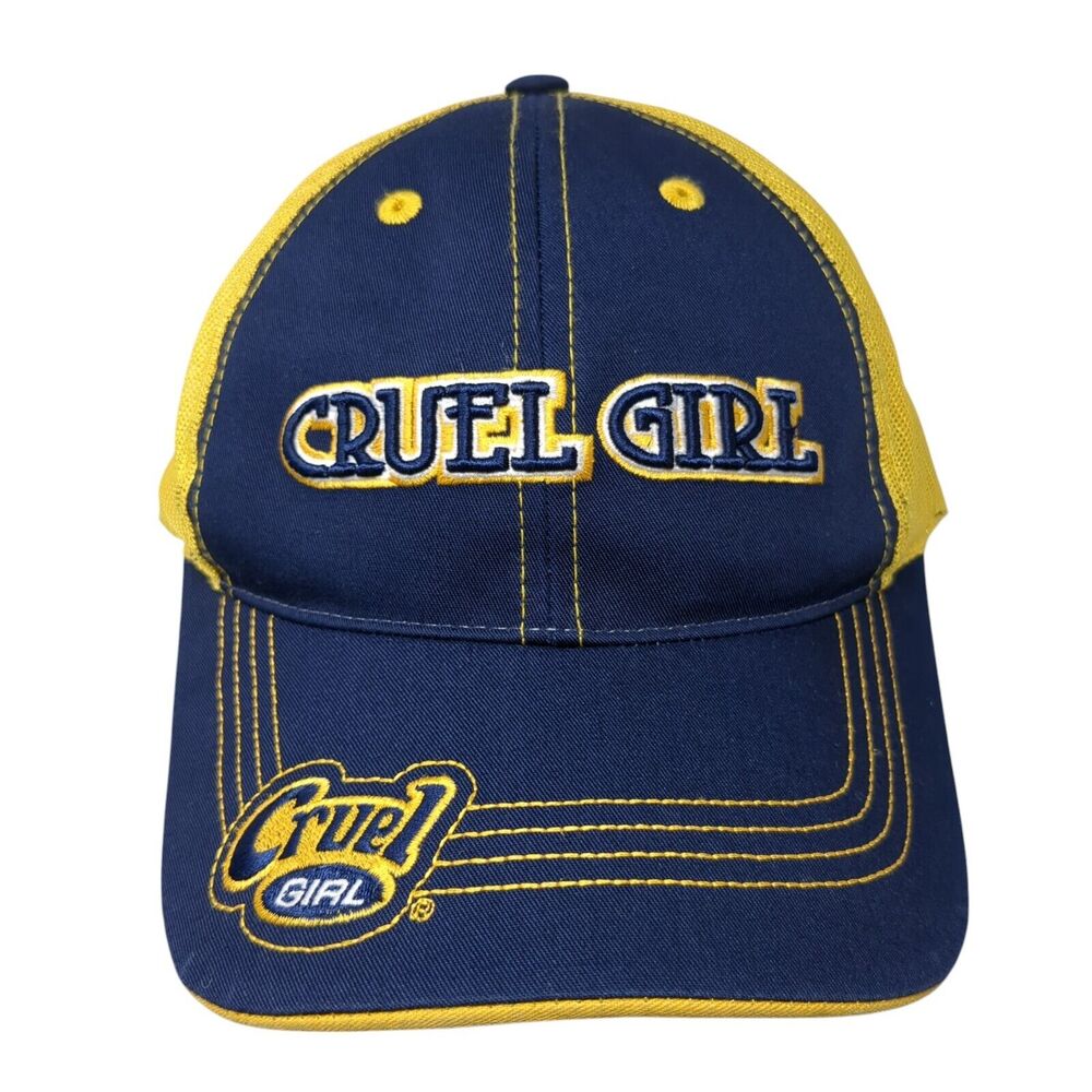 Cruel Girl Snapback Trucker Hat Multicolor OS Adjustable Embroidered Mesh Back